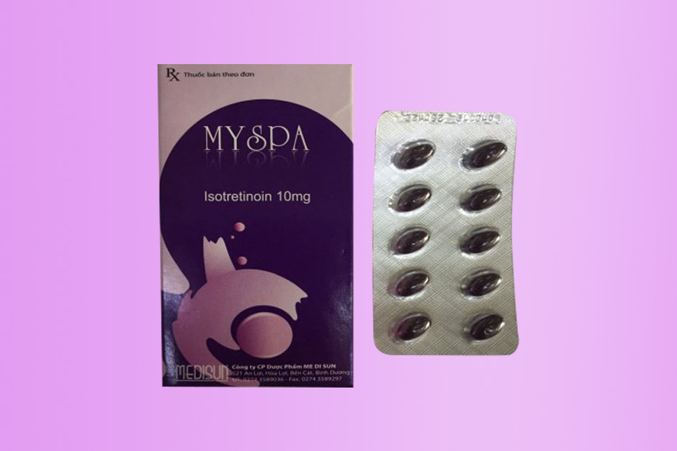 Thuốc Myspa điều trị mụn trứng cá