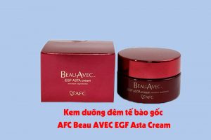 Hình ảnh kem dưỡng đêm tế bào gốc AFC Beau AVEC EGF Asta Cream