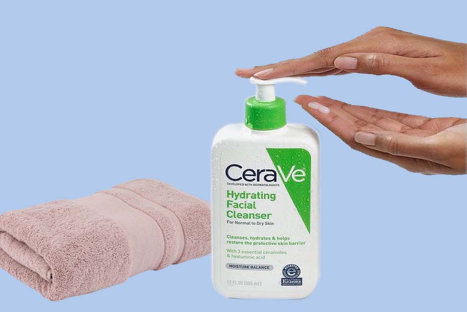 Hướng dẫn sử dụng Sữa rửa mặt Cerave Hydrating Cleanser